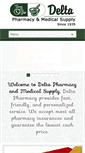 Mobile Screenshot of delta-rx.com